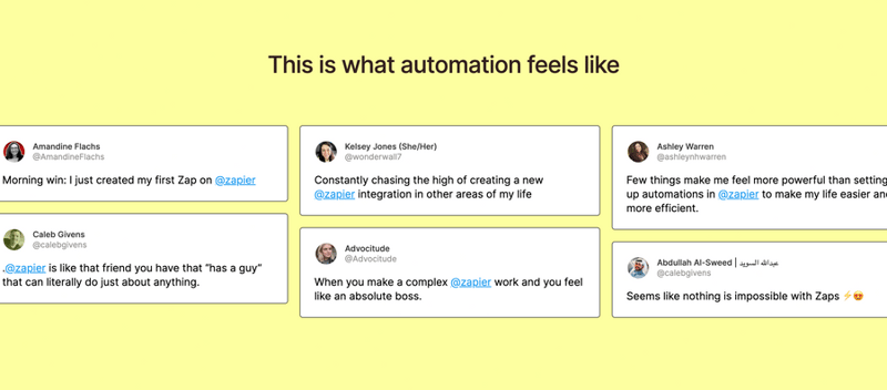 Zapier
				social proof ui component