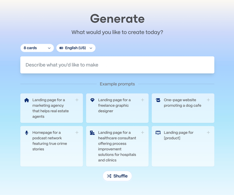 Gamma
				artificial intelligence ui component