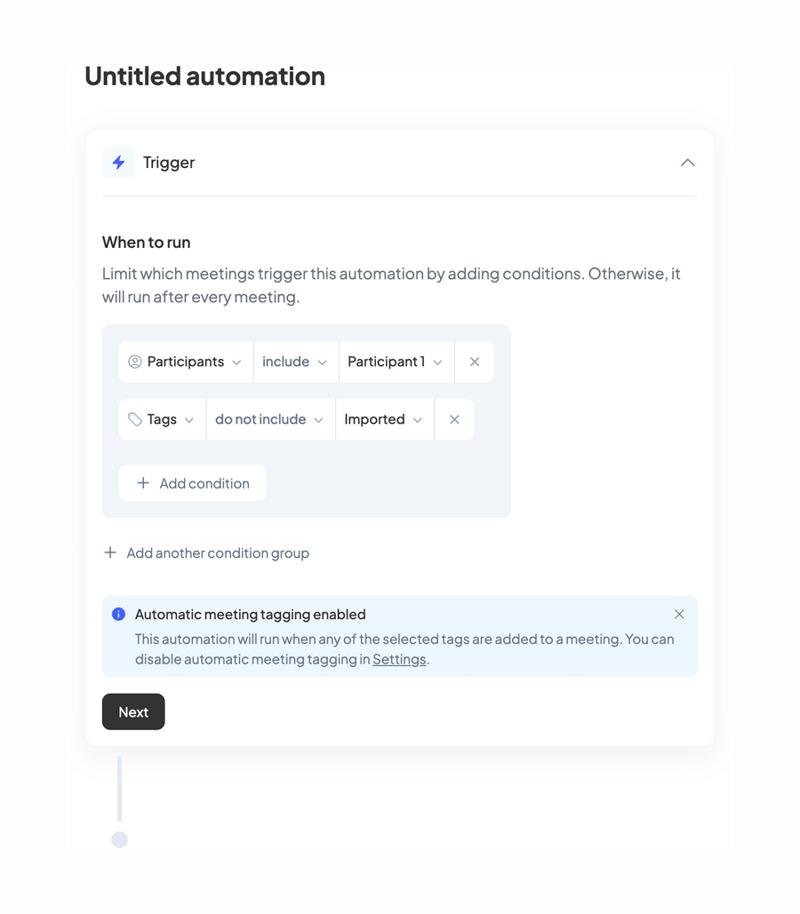 Circleback
				query builder ui component
