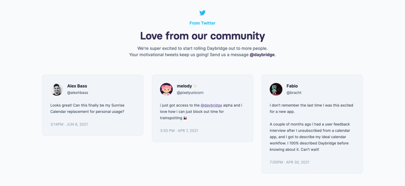 Daybridge
				social proof ui component