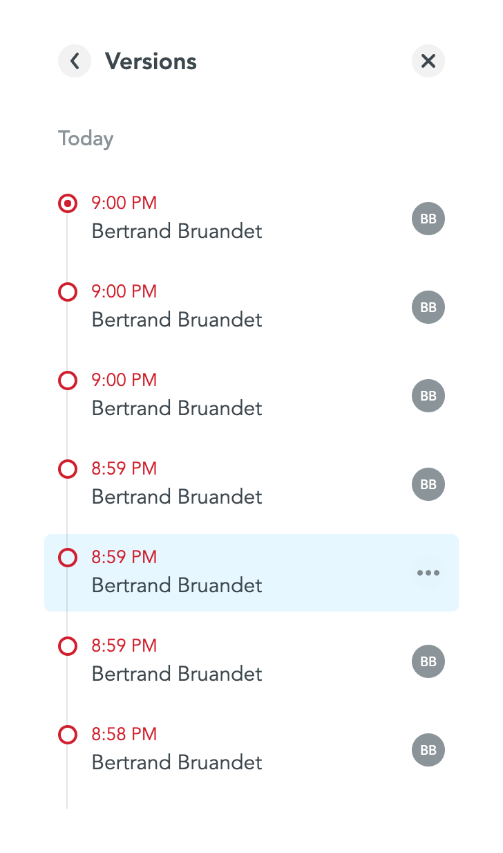 MindMeister
				timeline & history ui component