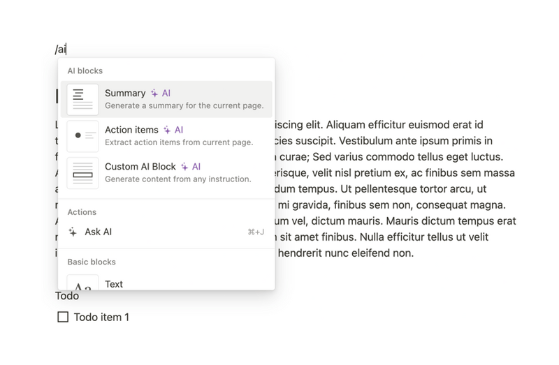 Notion
				artificial intelligence ui component