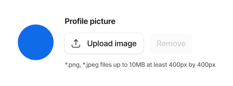 Attio
				file upload input ui component