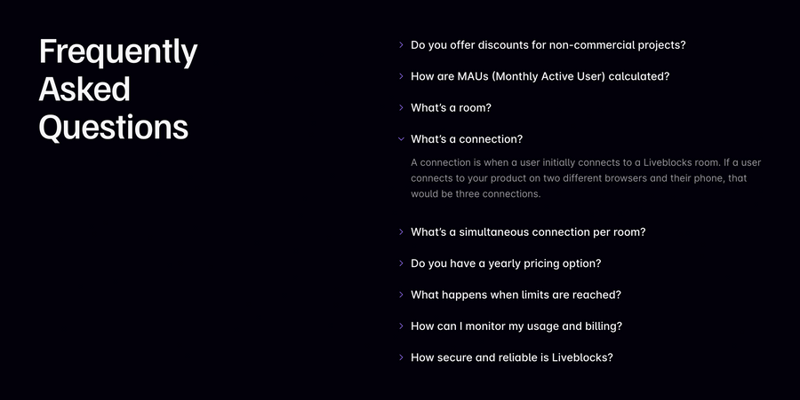 Liveblocks
				faq ui component
