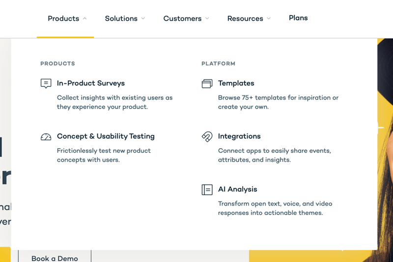 Sprig
				dropdown menu ui component