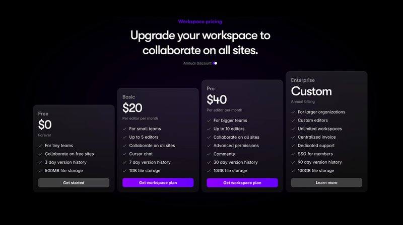 Framer
				pricing section ui component