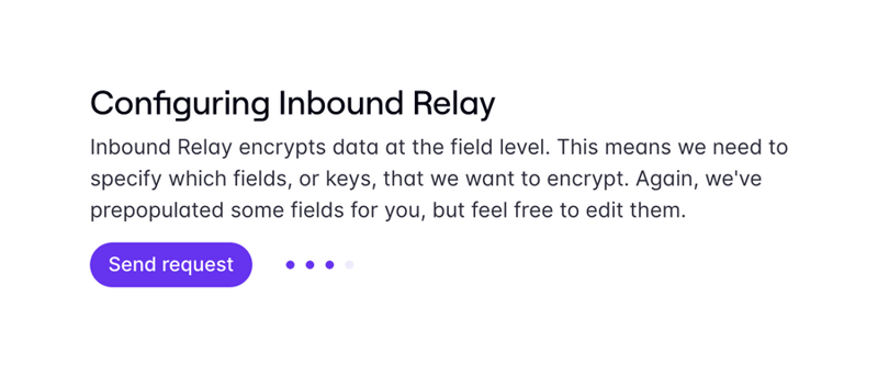 Evervault
				progress indicator ui component