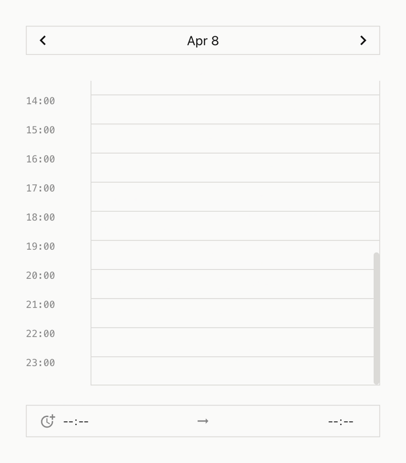 Midday
				datepicker ui component