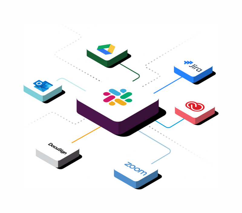 Slack
				illustration ui component