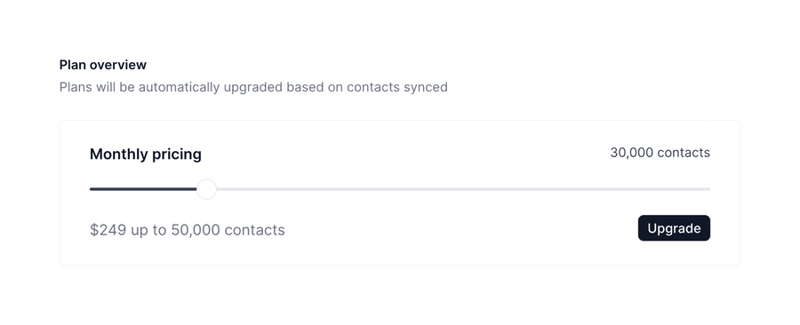 Loops
				slider ui component