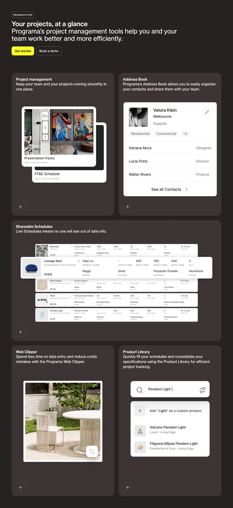 Programa
				bento box ui component