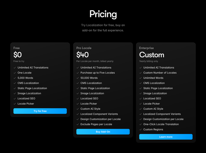 Framer
				pricing section ui component