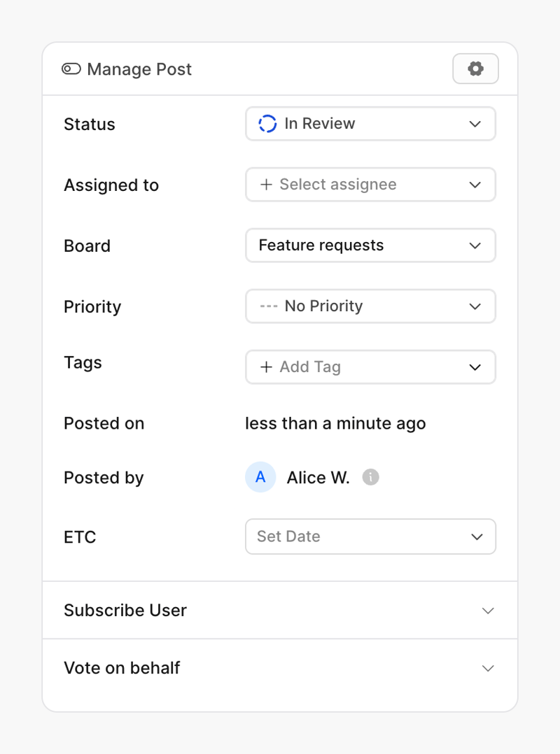 FeatureOS
			form task management ui component