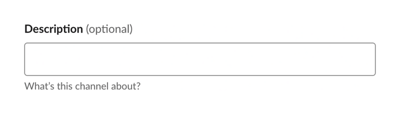 Slack
				input text ui component