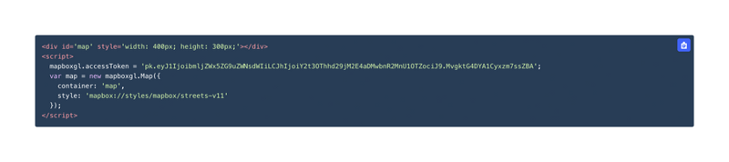 Mapbox
				code block ui component