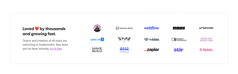 Audienceful
				social proof ui component