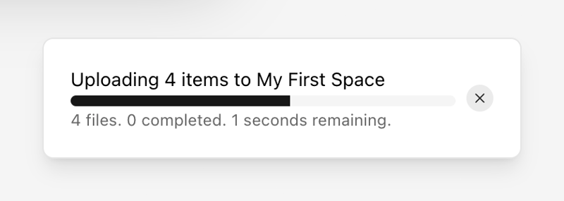 Shuttle
				notification toast ui component