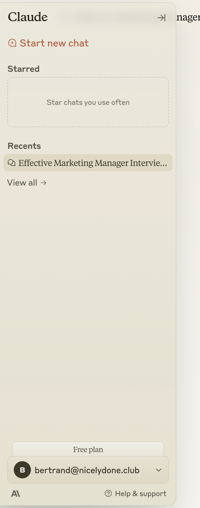 Claude
				vertical navigation ui component