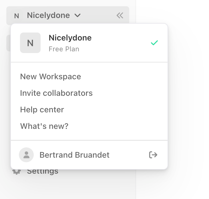 Audienceful — Dropdown menu component