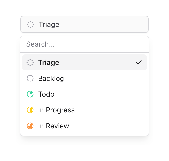 Volta — Input select component