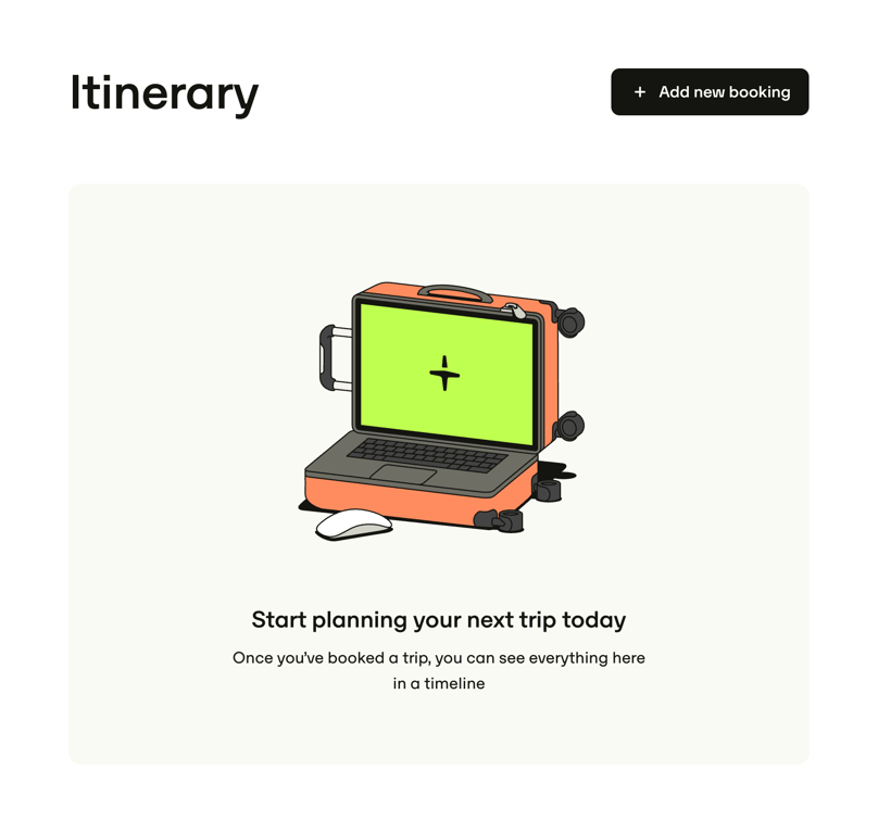 Travelperk — Empty state component