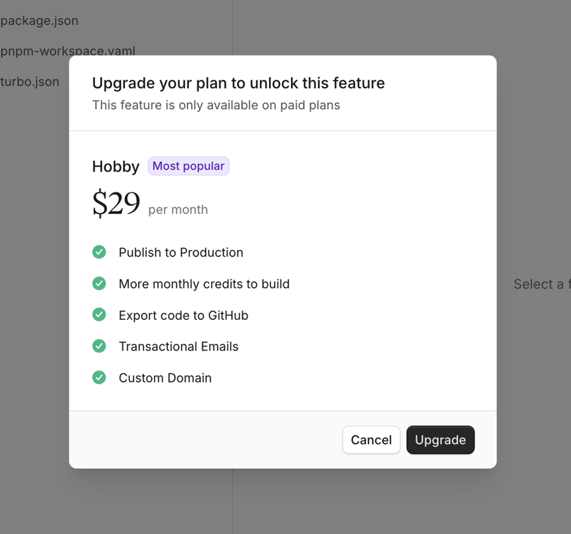 Bloom — Modal component