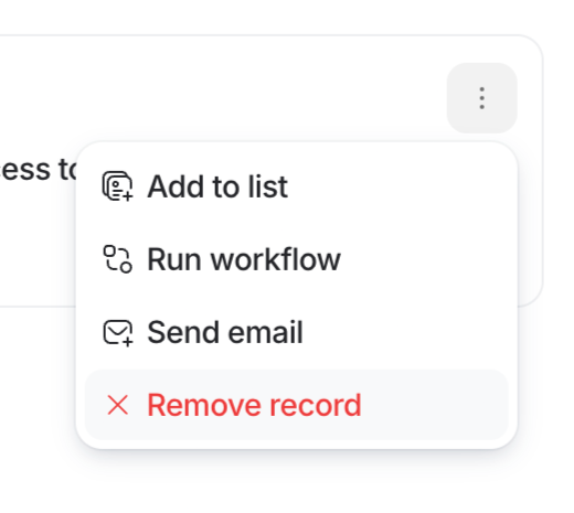 Attio — Dropdown menu component
