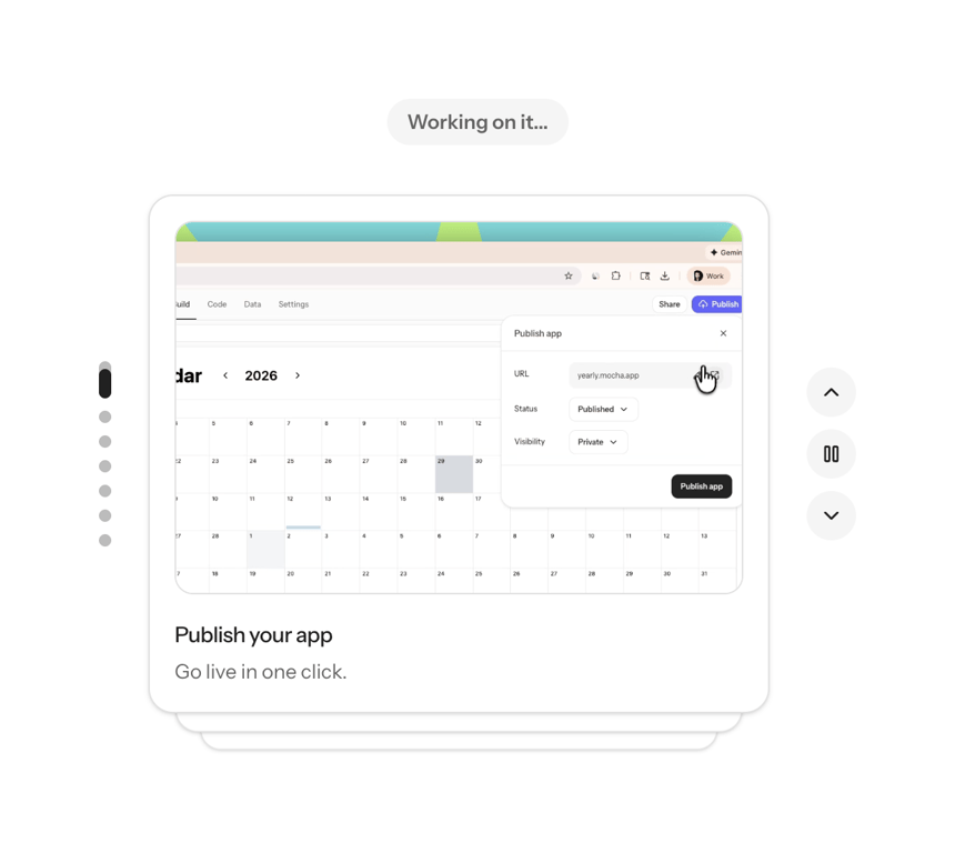 Mocha — Slideshow component