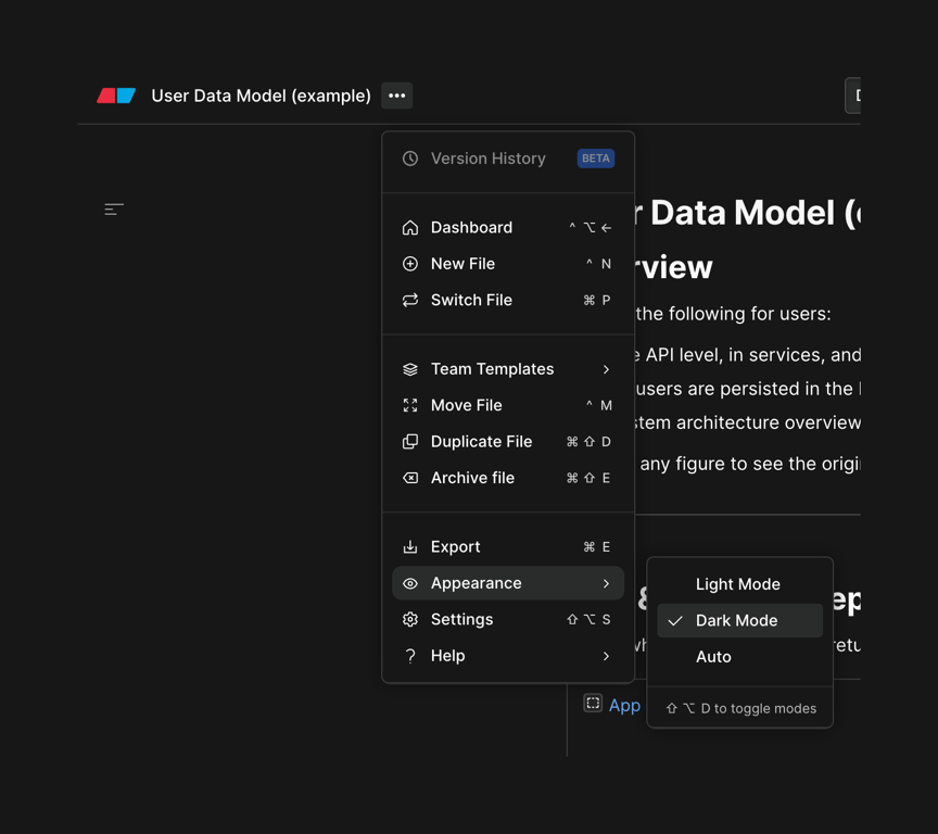 Eraser — Theme settings component