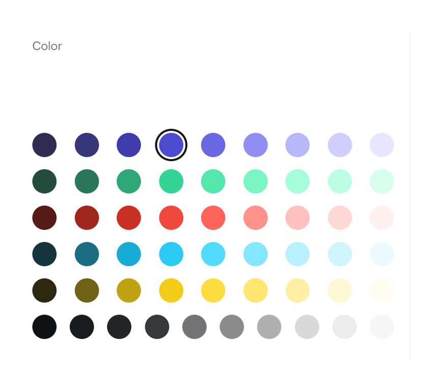 Dynaboard — Color picker component