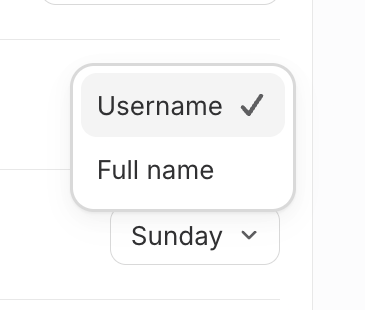 Linear — Input select component