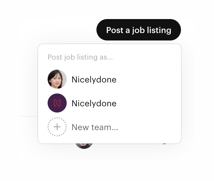 Read.cv — Dropdown menu component