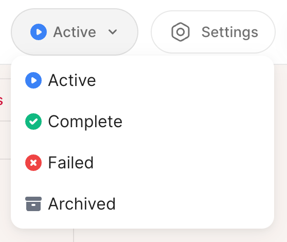 Arrows — Dropdown menu component