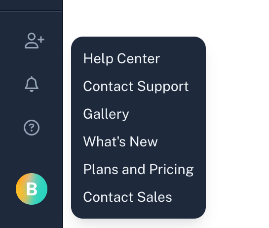 Scribe — Dropdown menu component