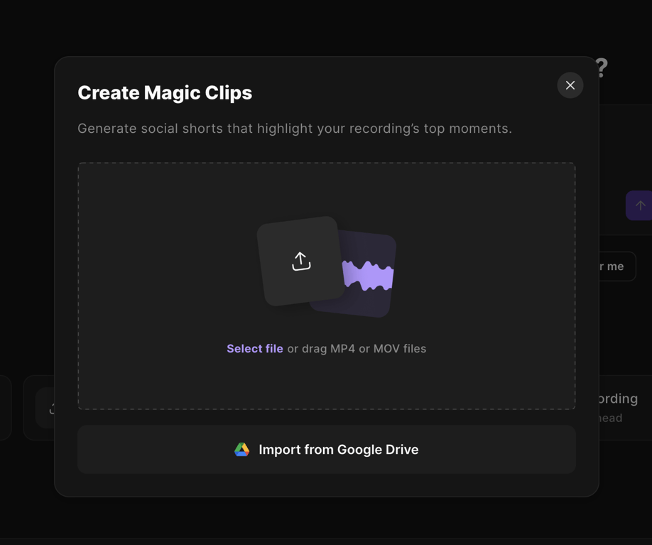 Riverside — File upload input component
