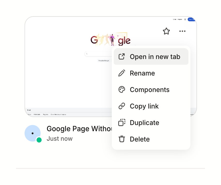 Alloy — Dropdown menu component