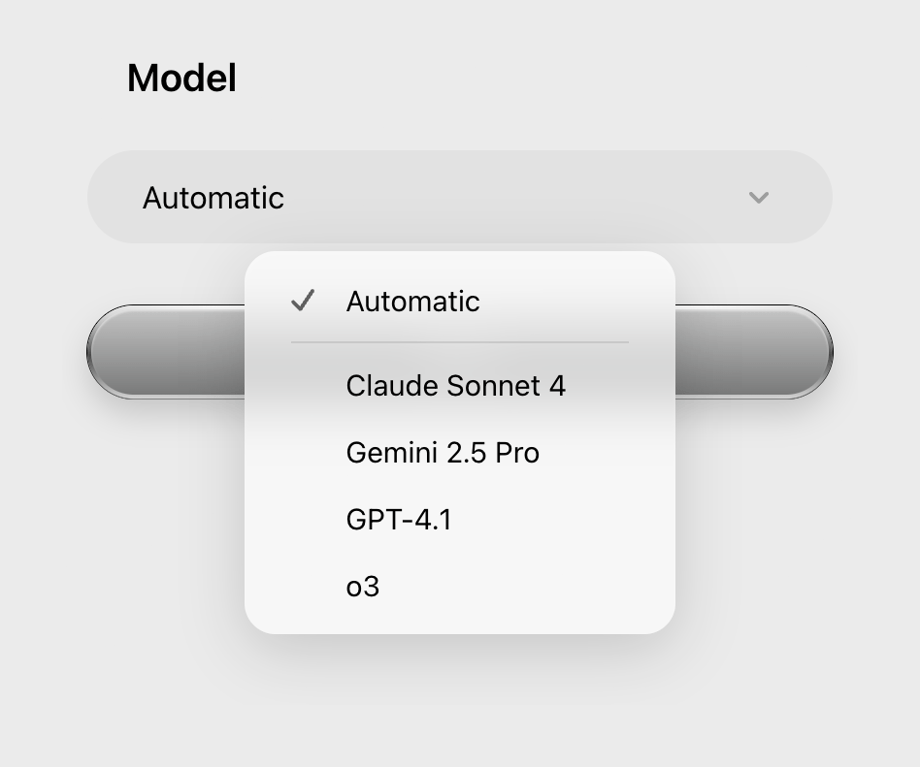 Cobot — Input select component