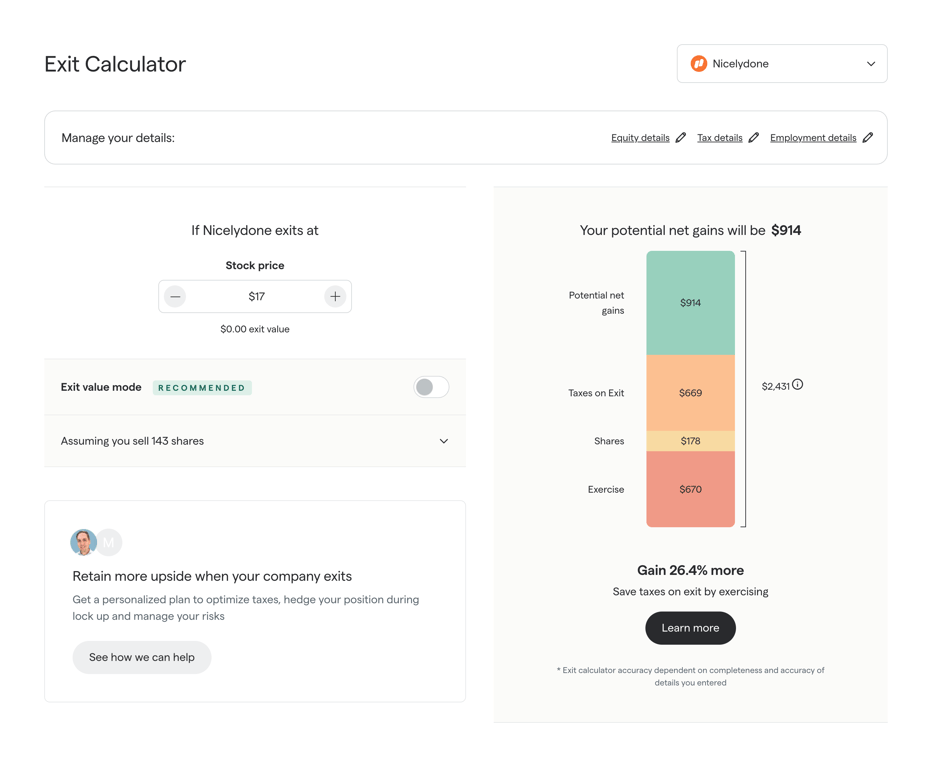 Secfi — Charts component