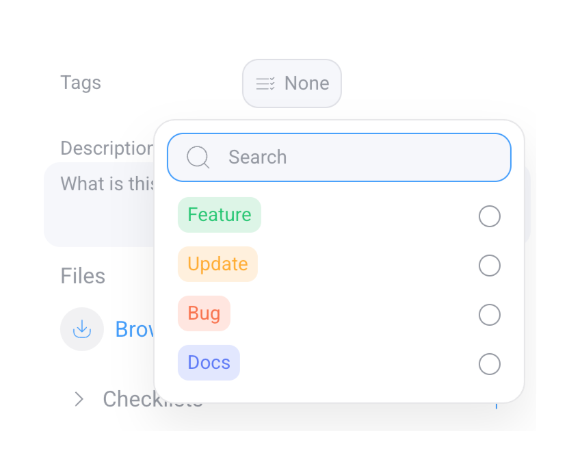 Orchestra — Input multi-select component