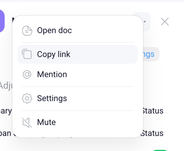 Orchestra — Dropdown menu component