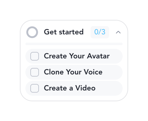 HeyGen — Progress indicator component