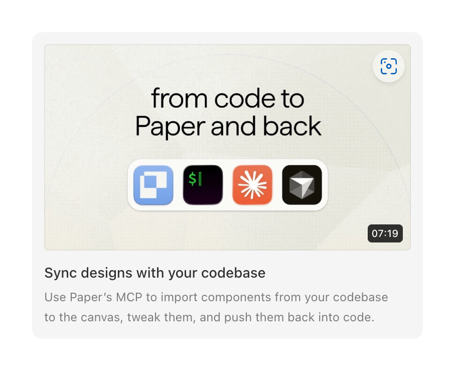 Paper — Card component