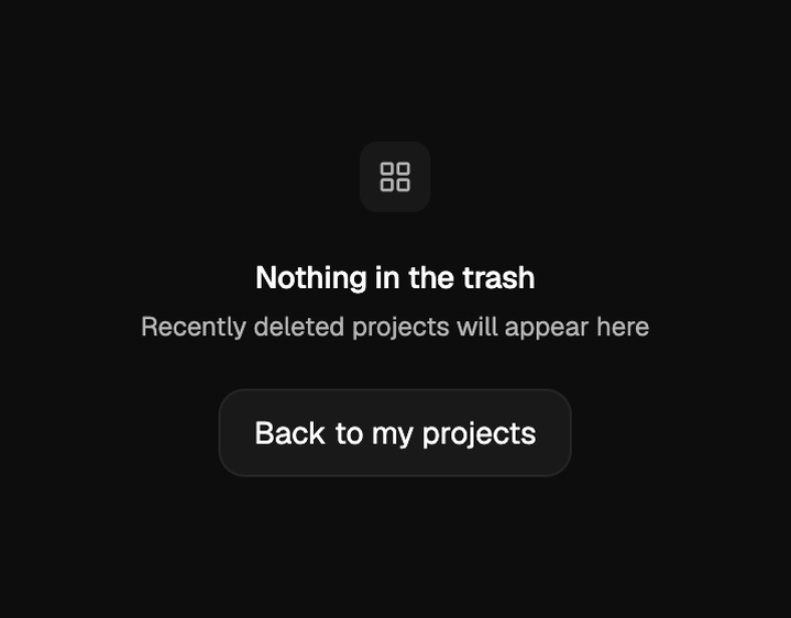 Flora — Empty state component