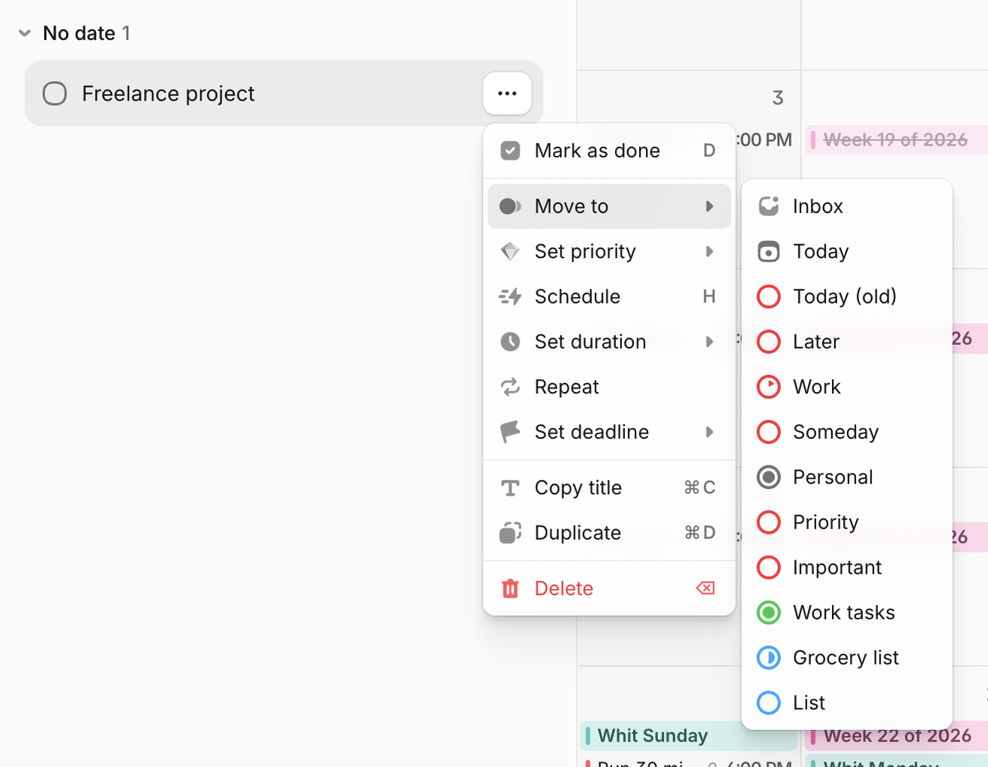 Amie — Dropdown menu component