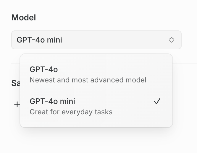 Craft — Dropdown menu component