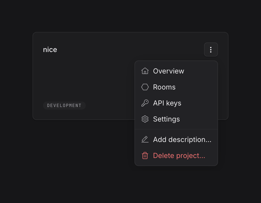 Liveblocks — Dropdown menu component