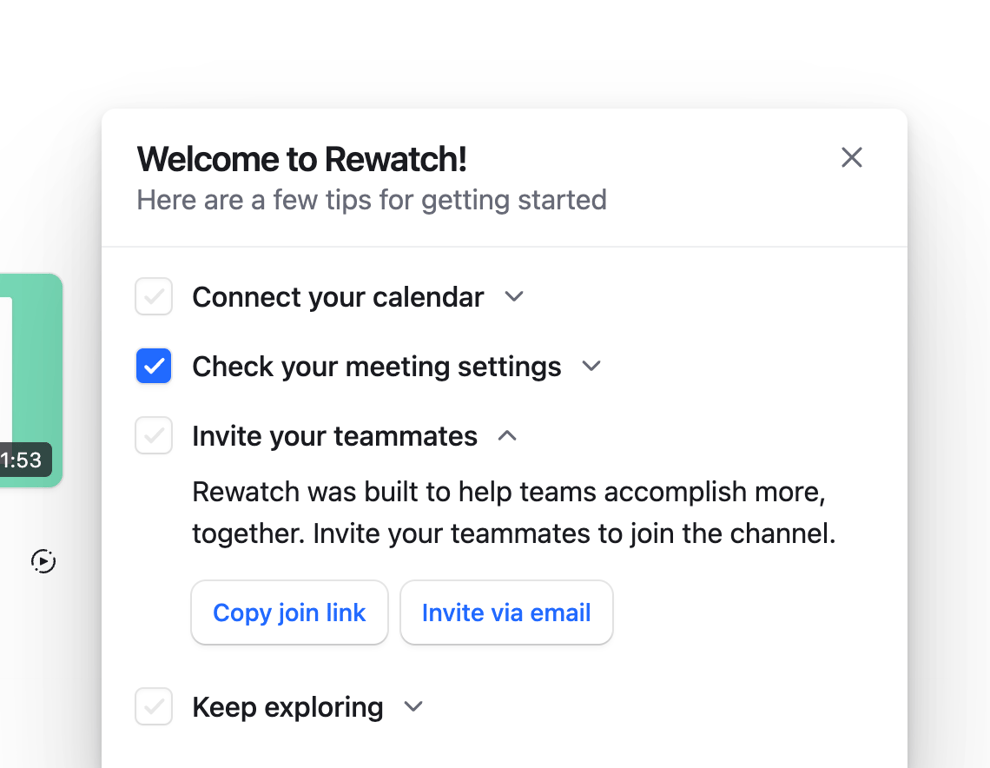 Rewatch — Checkbox & radio component