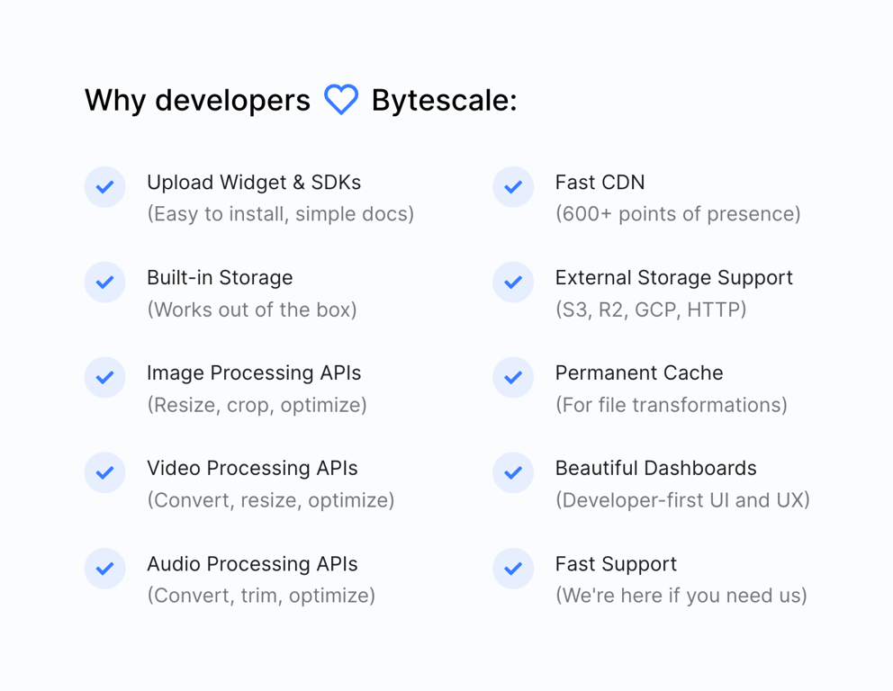 Bytescale — Benefit List component