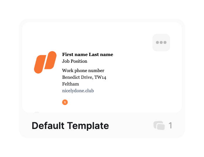 Scribe — Card component