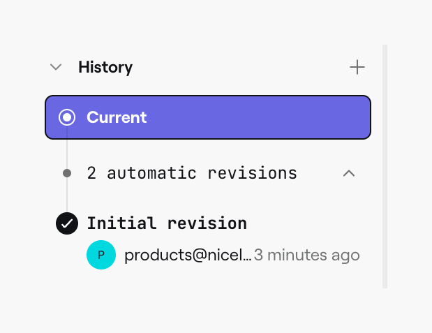 Dynaboard — Timeline & history component